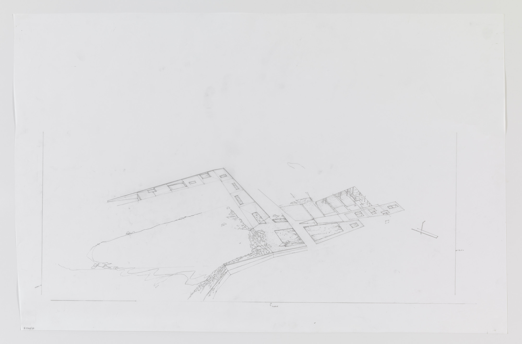 Paul Lewis, Marc Tsurumaki, David J. Lewis. Water Lodge, Water Proving Ground Project, Liberty State Park, NJ (Background components for aerial perspective). 2010