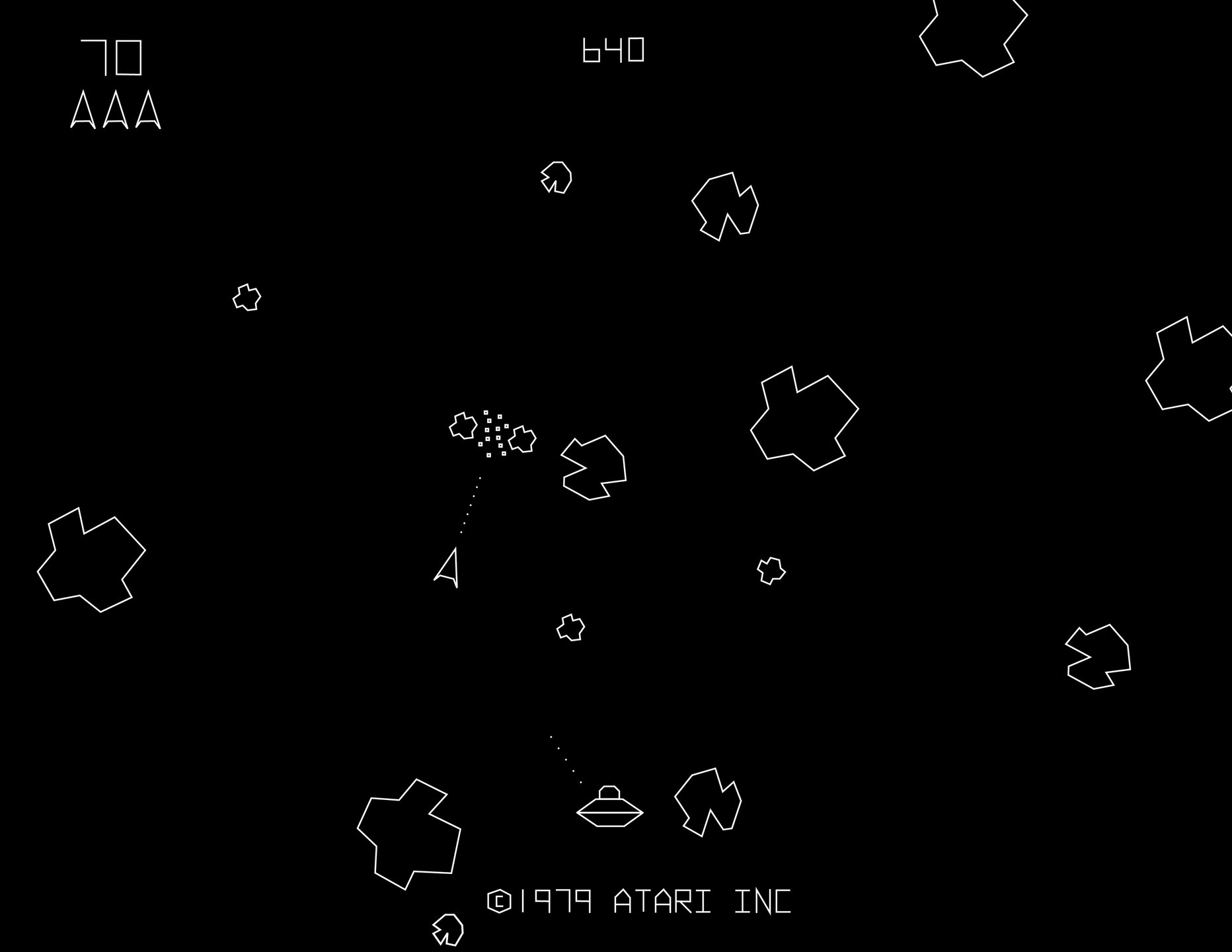 George &#34;Ed&#34; Logg, Lyle Rains. Asteroids. 1979