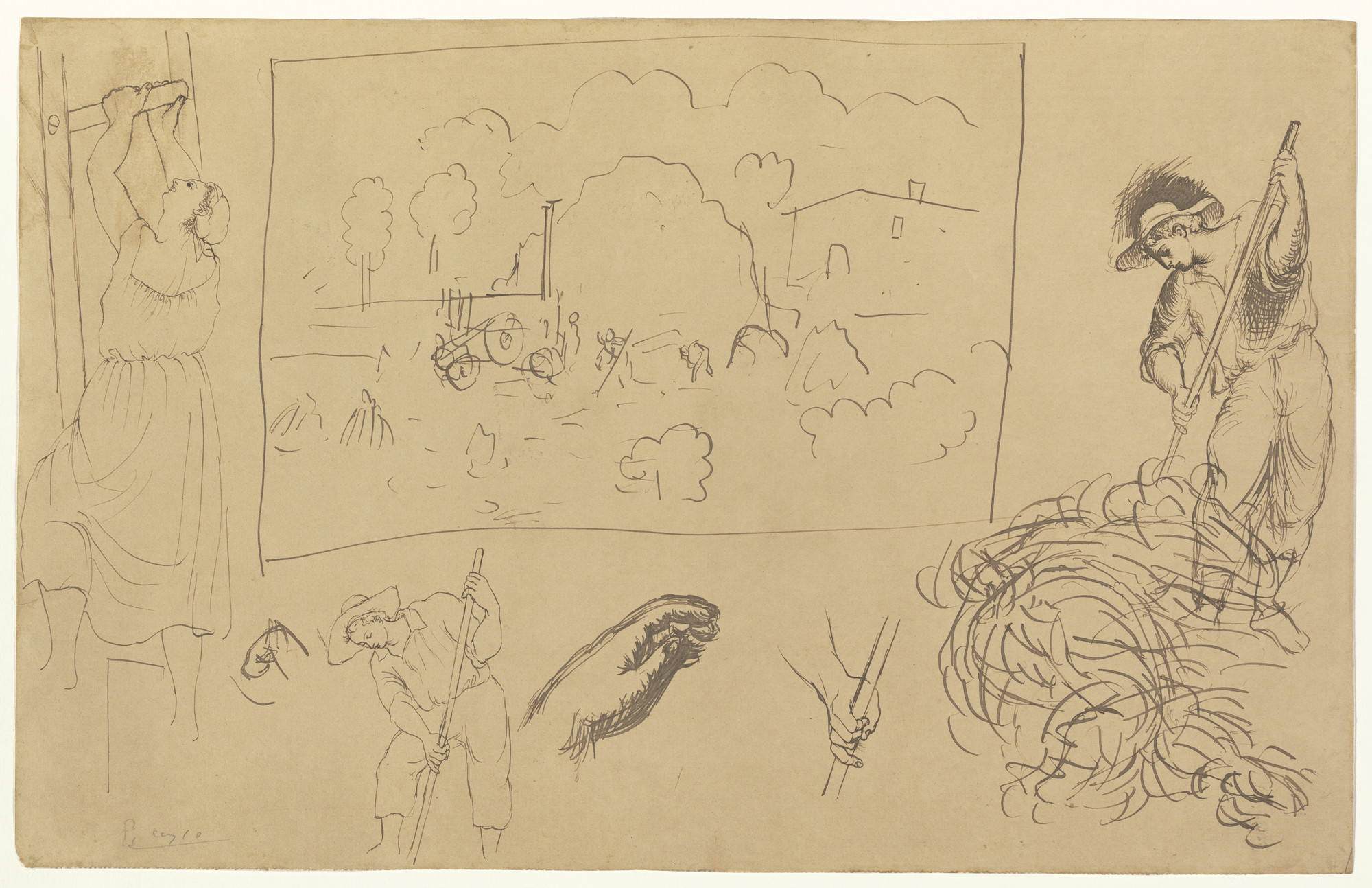 Pablo Picasso. The Harvesters