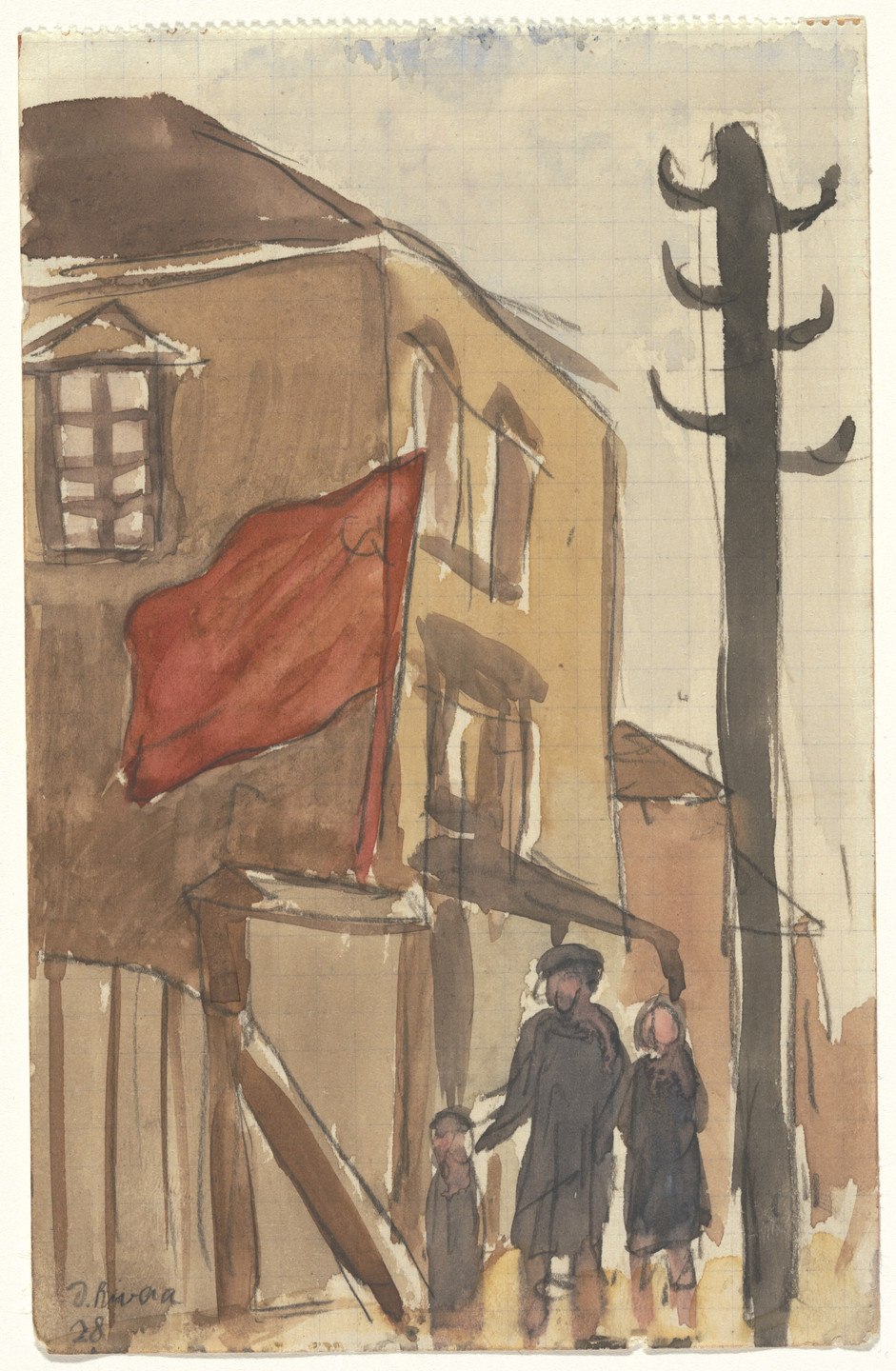 Diego Rivera. May Day, Moscow. 1928