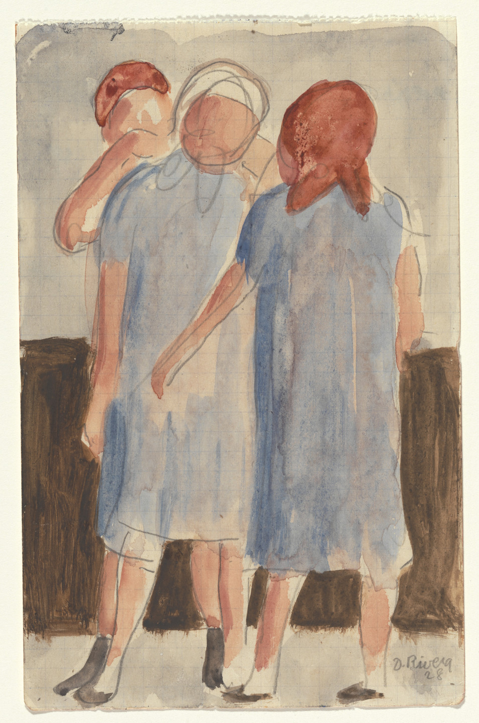 Diego Rivera. May Day, Moscow. 1928