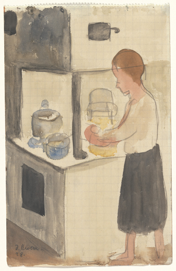 May Day, Moscow by Diego Rivera