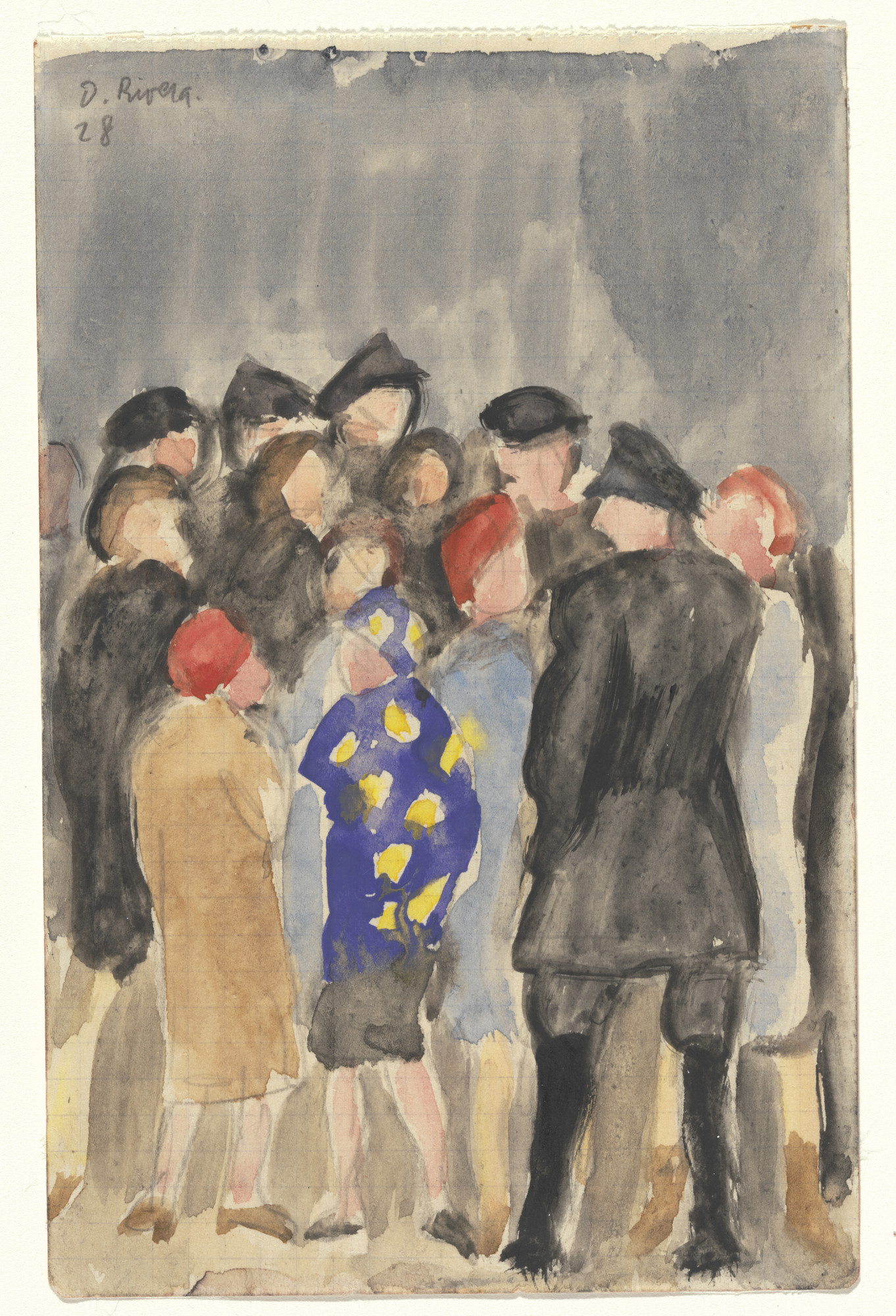 Diego Rivera. May Day, Moscow