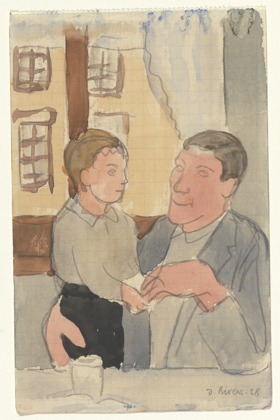 Diego Rivera. May Day, Moscow. 1928