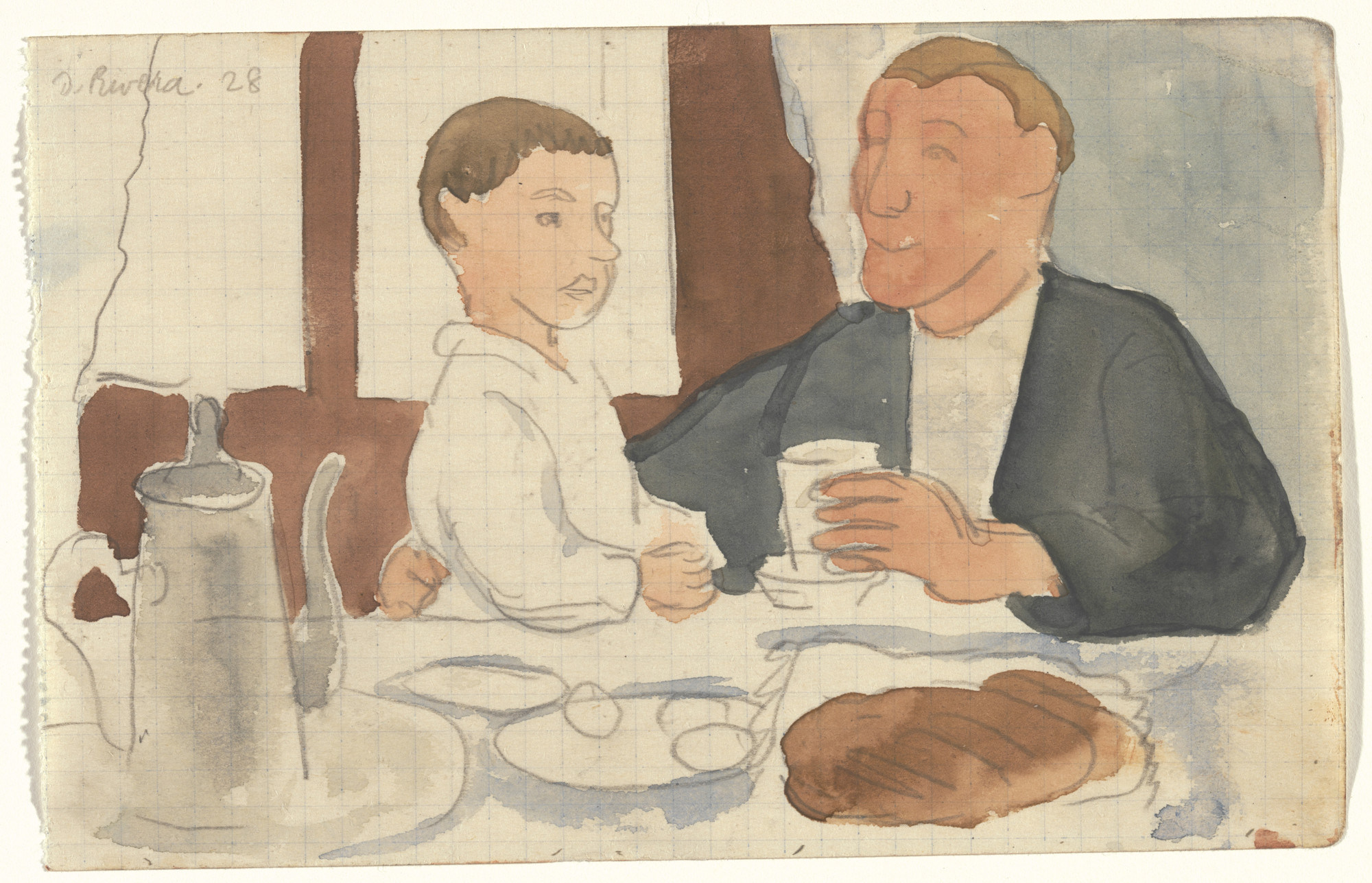 Diego Rivera. May Day, Moscow. 1928