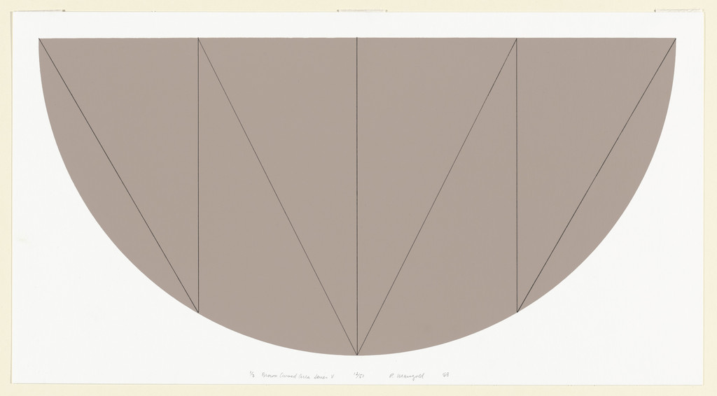 1/2 Brown Curved Area Series V