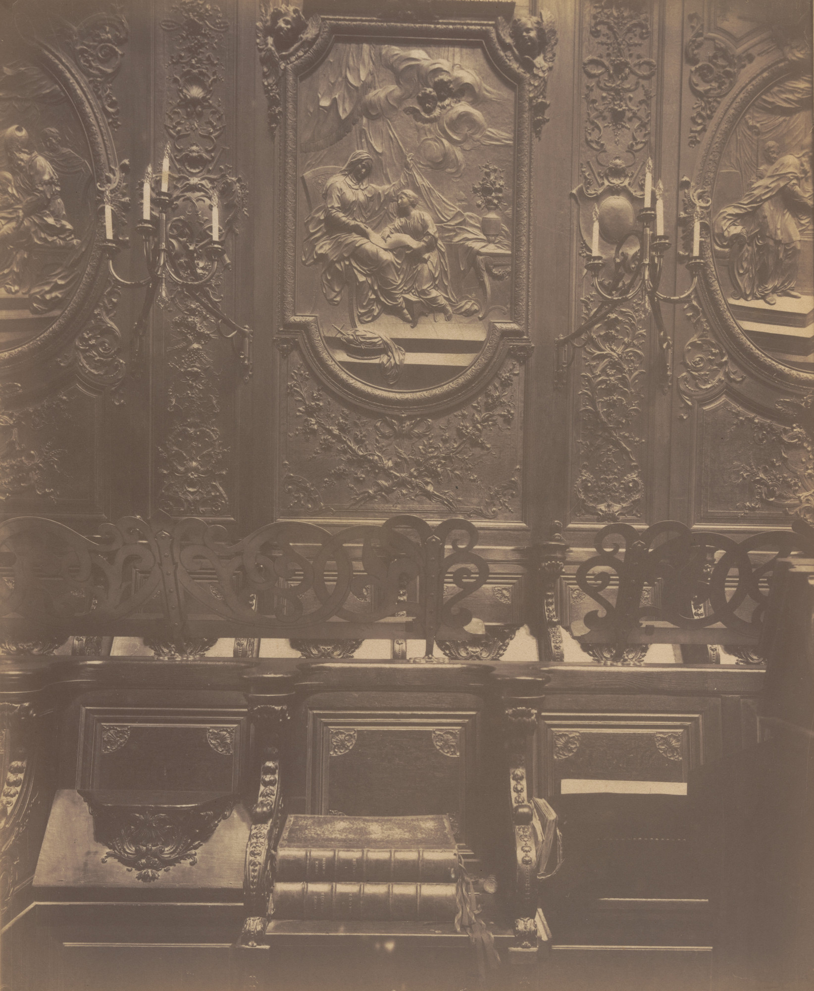 Eugène Atget. Notre-Dame (Stalles)