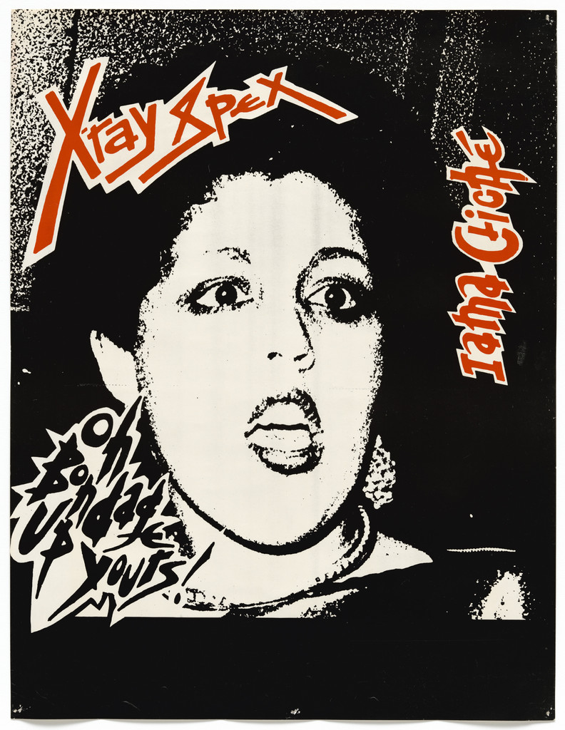 X-Ray Spex, Oh Bondage Up Yours! (Poster featuring Poly Styrene, for single distributed by Virgin Records, London)