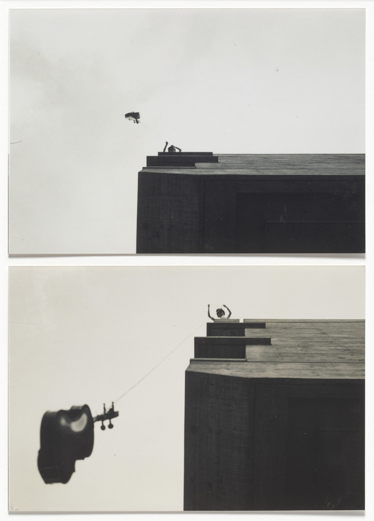 < event for the late afternoon > (1963), performed in Okayama, Japan, 1964