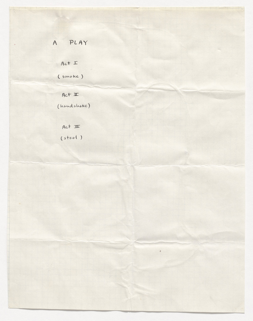 A Play by George Brecht