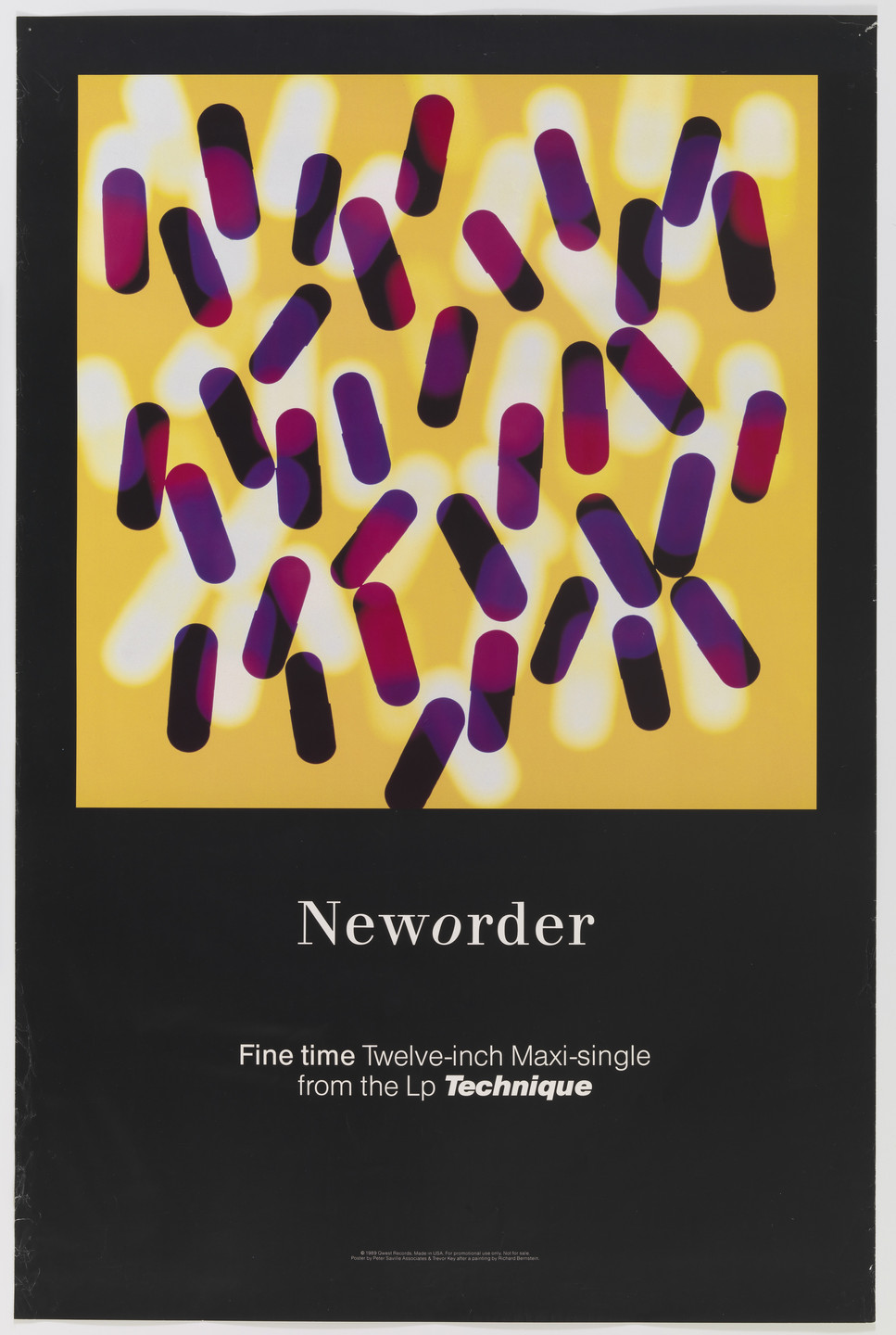 Peter Saville, Trevor Key. New Order, Fine Time. 1989