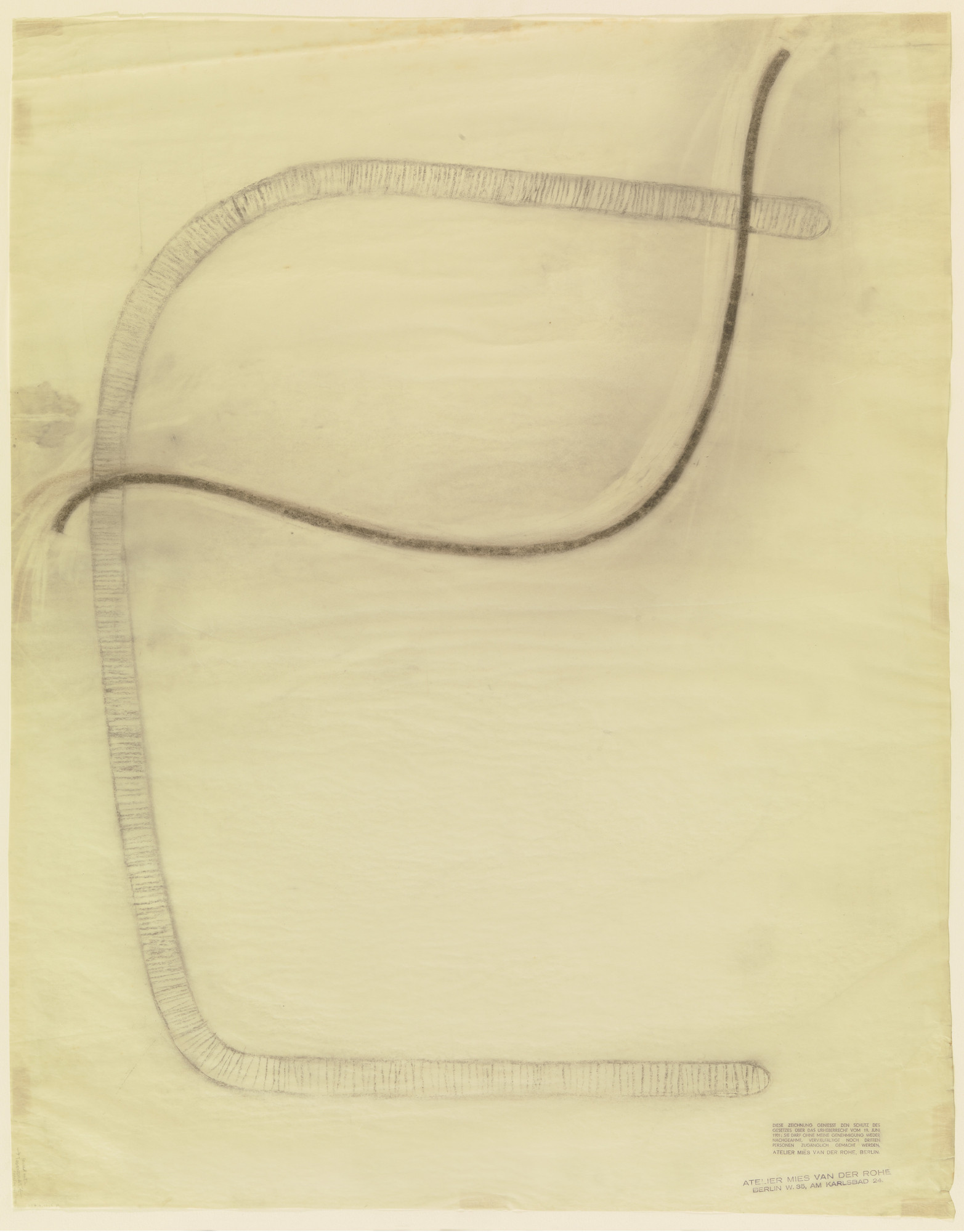 Ludwig Mies van der Rohe. Chair (similar to Brno Chair)