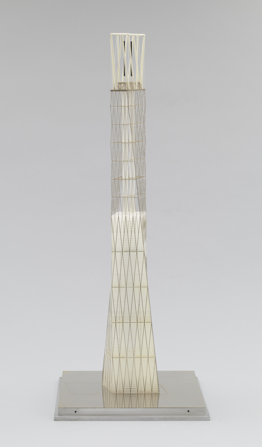 David Childs, Guy Nordenson. World Trade Center Tower 1 Project, New York, NY (Scale model 1:1000). 2003