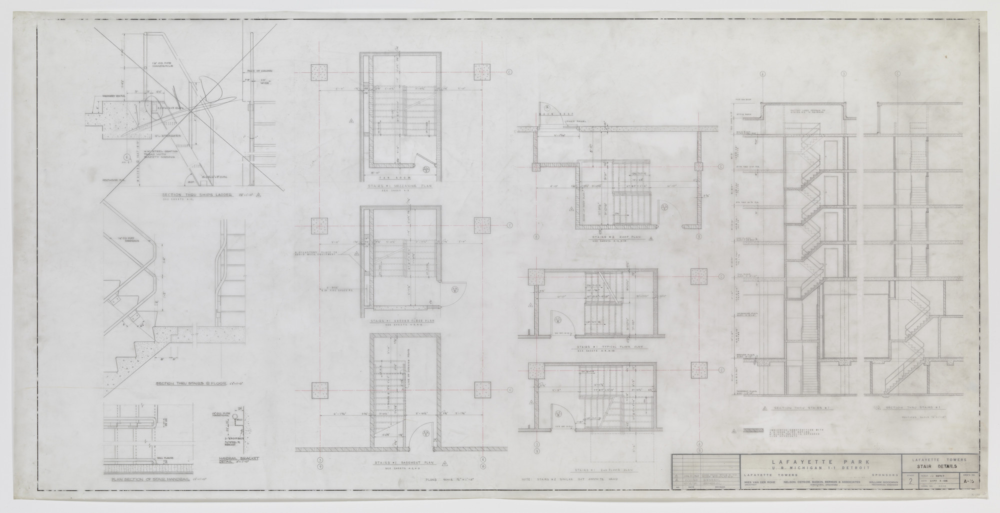 Ludwig Mies van der Rohe. Lafayette Towers, Detroit, MI