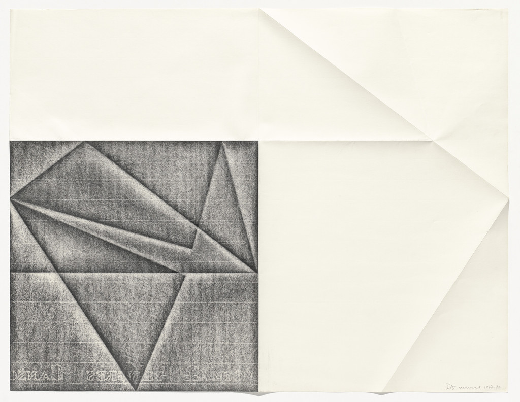Hidden Structures 5, Dóra Maurer, 1977-80