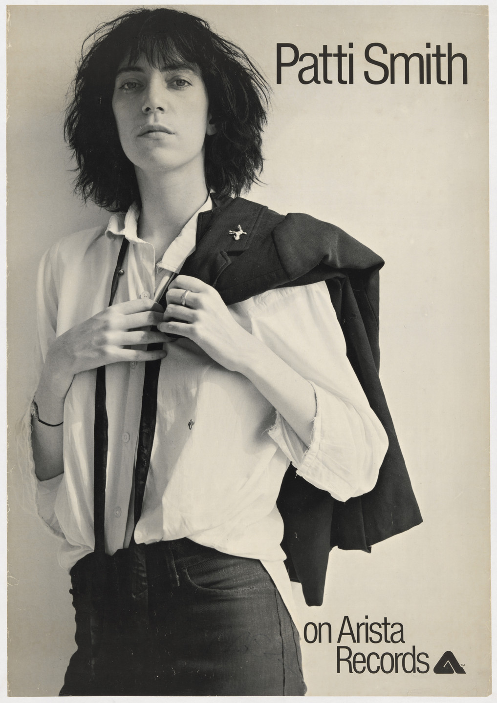 Bob Heimall, Robert Mapplethorpe. Patti Smith, Horses (Poster for album distributed by Arista Records, New York). 1975