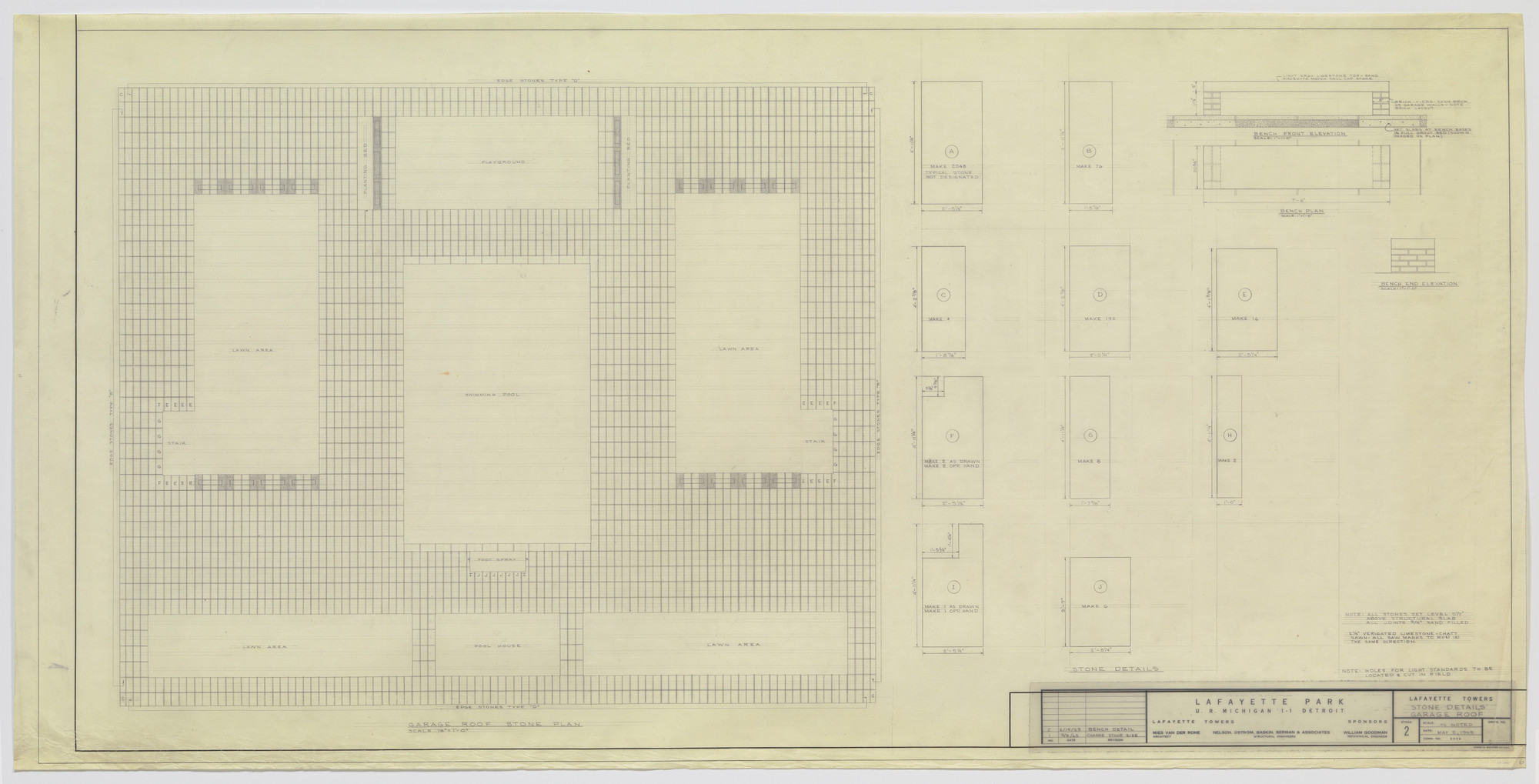 Ludwig Mies van der Rohe. Lafayette Towers, Detroit, MI