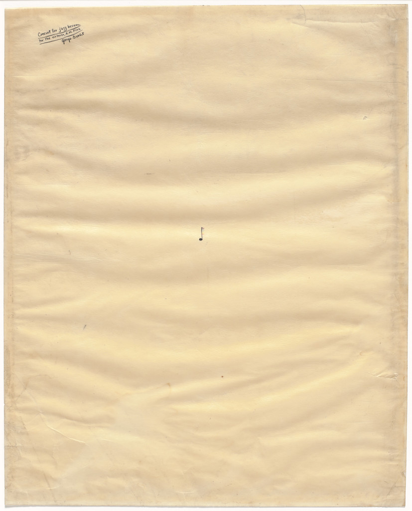 Concert for Jazz Broom for the Virtuoso, for A.M. Fine