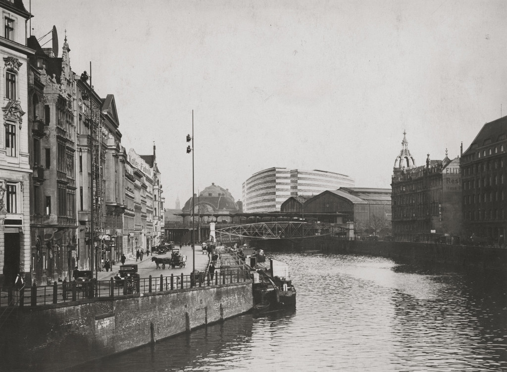 Friedrichstrasse Office Building Project, Berlin-Mitte, Germany (photograph of lost collage)
