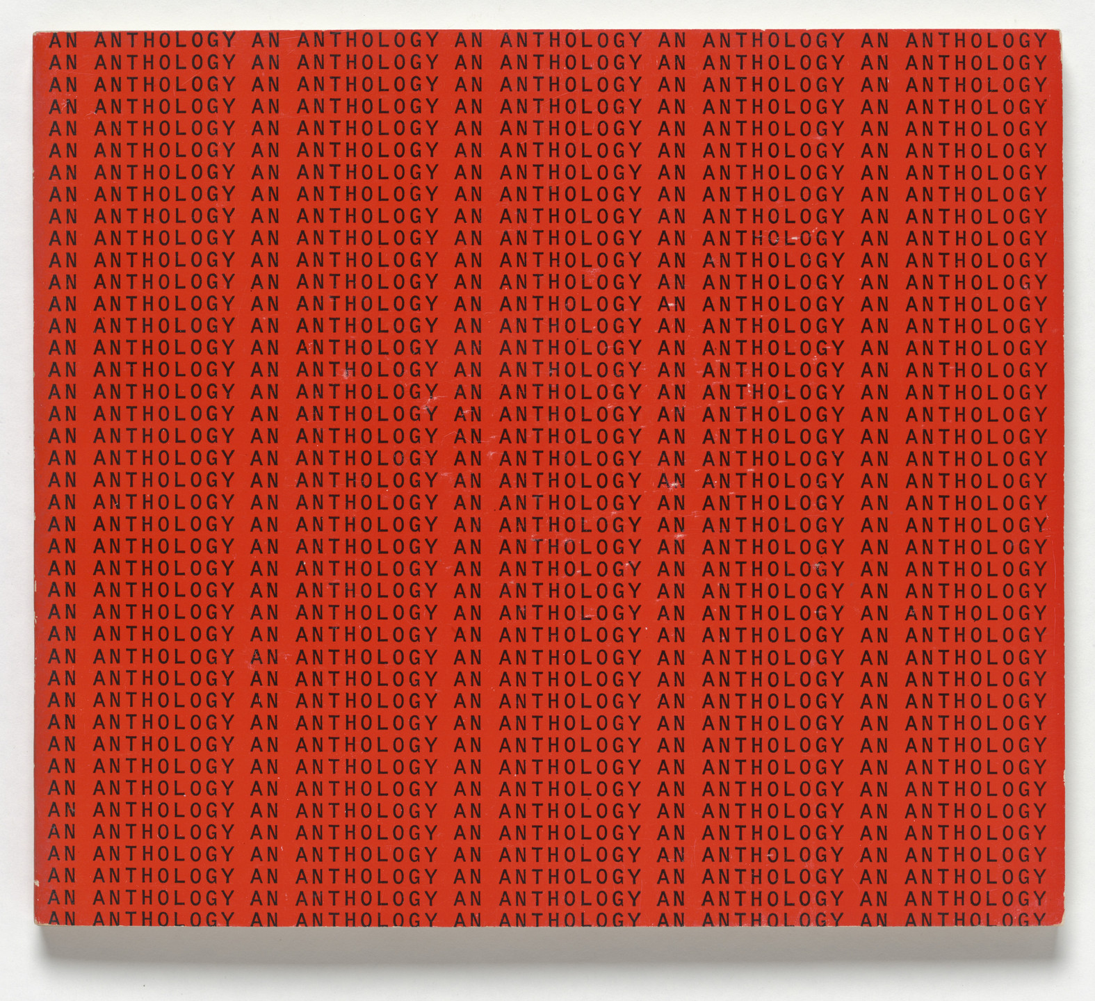 George Brecht, Claus Bremer, Earle Brown, Joseph Byrd, John Cage, Anthony Cox, David Degener, Walter De Maria, Henry Flynt, Yoko Ono, Dick Higgins, Toshi Ichiyanagi, Terry Jennings, Dennis Johnson, Ding Dong, Ray Johnson, Jackson Mac Low, Richard Maxfield, Robert Morris, Simone Forti, Nam June Paik, Terry Riley, Dieter Roth, James Waring, Emmett Williams, Christian Wolff, La Monte Young. An Anthology of chance operations, concept art, anti art, indeterminacy, plans of action, diagrams, music, dance constructions, improvization, meaningless work, natural disasters, compositions, mathematics, essays, poetry. 1963