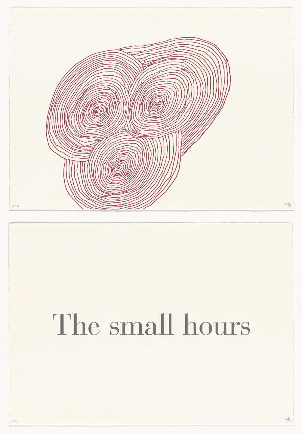Louise Bourgeois. The Small Hours, no. 2 of 9, from the series, What Is the Shape of This Problem?. 1999