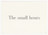 Louise Bourgeois. The Small Hours, no. 2 of 9, from the series, What Is the Shape of This Problem?. 1999
