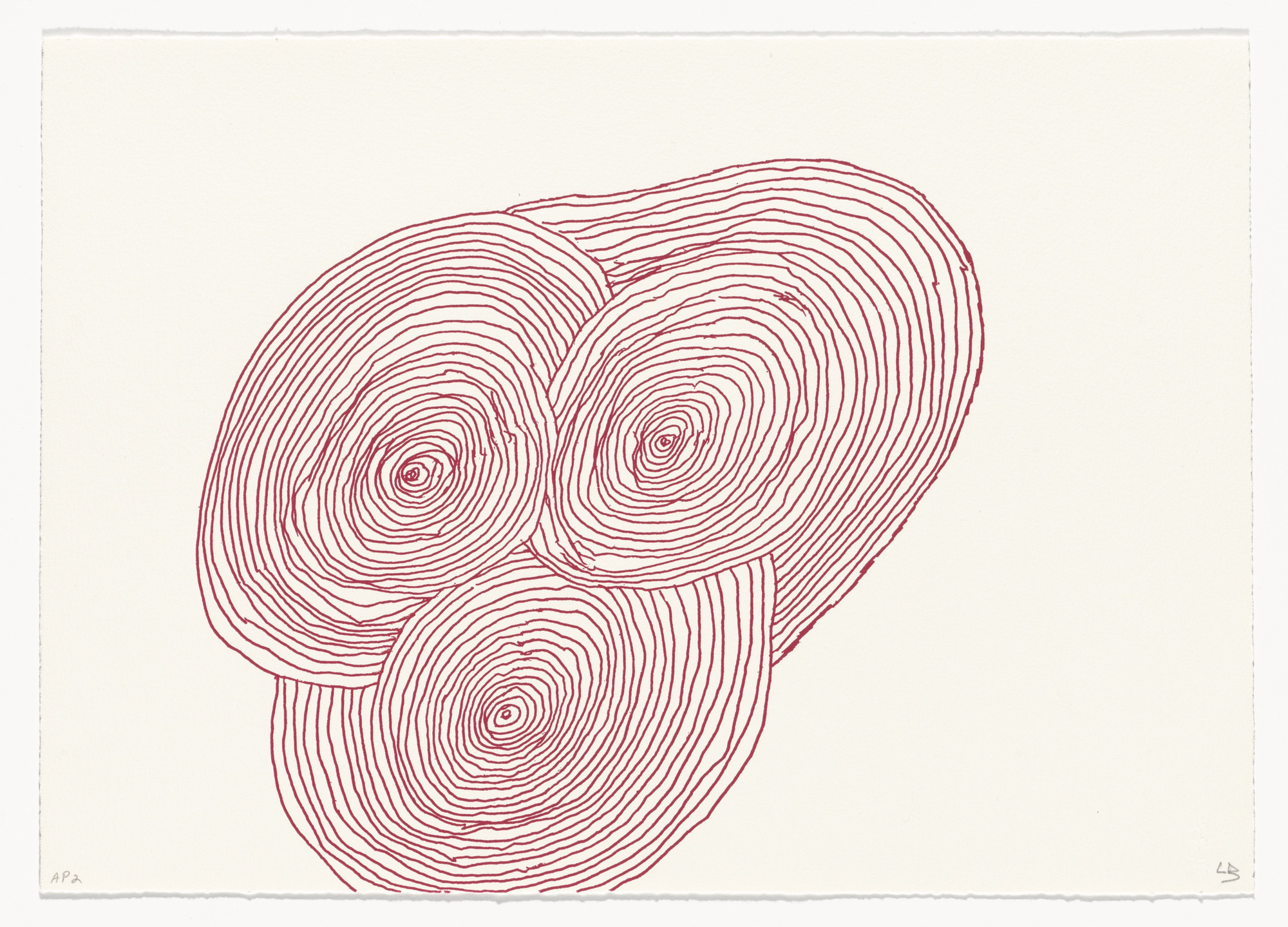 Louise Bourgeois. The Small Hours, no. 2 of 9, from the series, What Is the Shape of This Problem?. 1999
