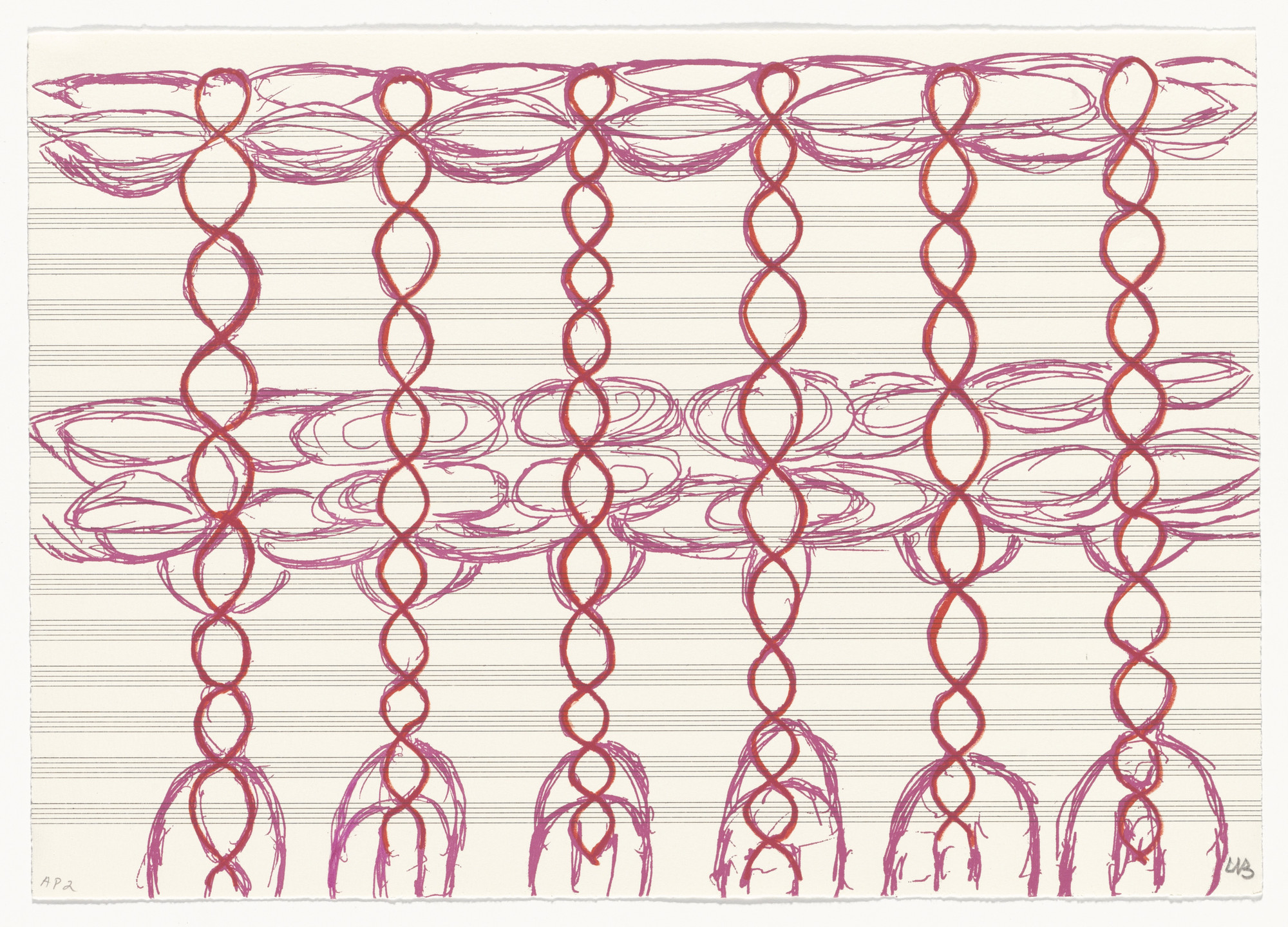 Louise Bourgeois. The Papillon, the Ray of Hope, no. 6 of 9, component A, from the series, What Is the Shape of This Problem?. 1999