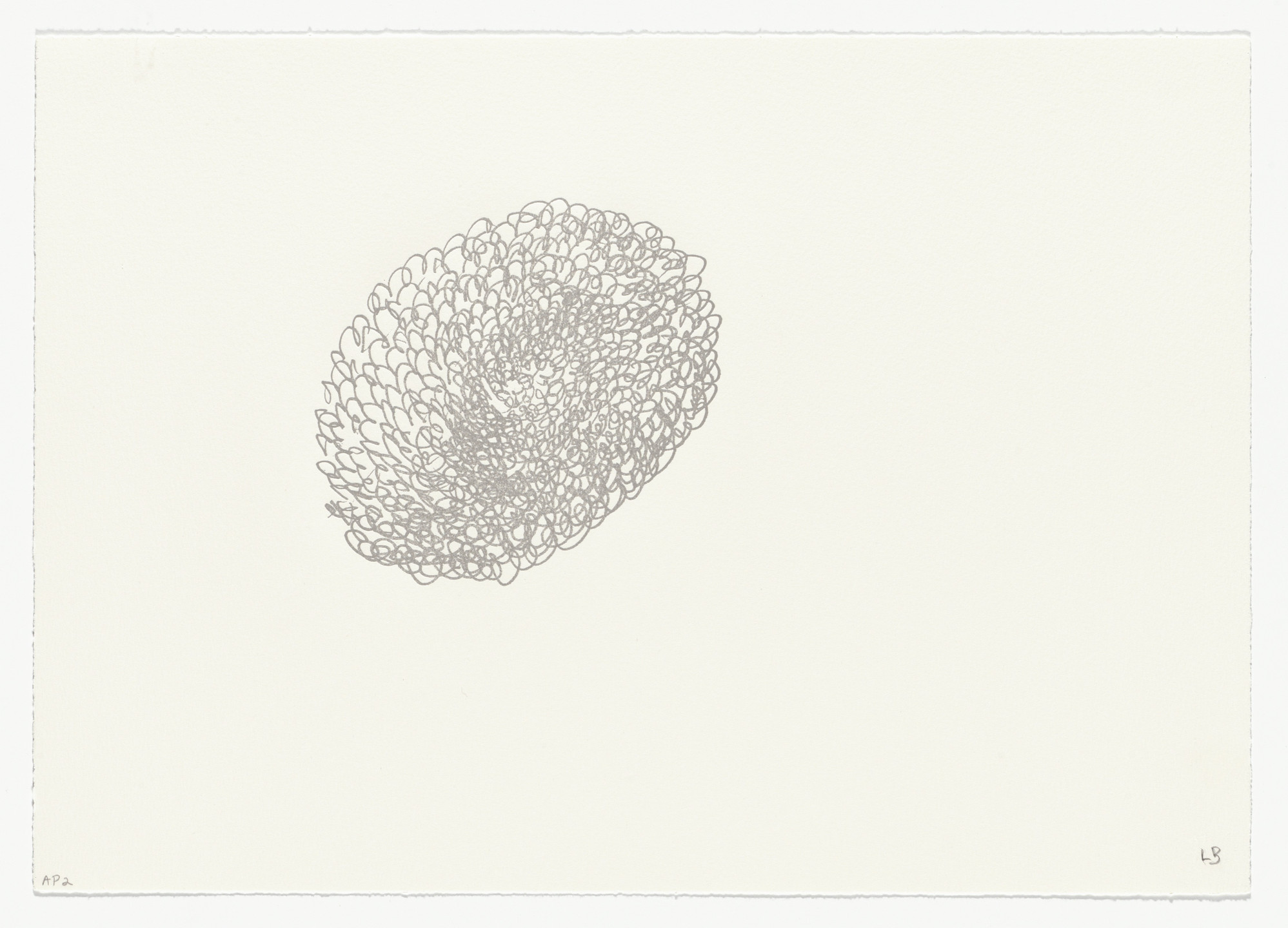 Louise Bourgeois. The Hour Is Devoted to Revenge, no. 7 of 9, from the series, What Is the Shape of This Problem?. 1999