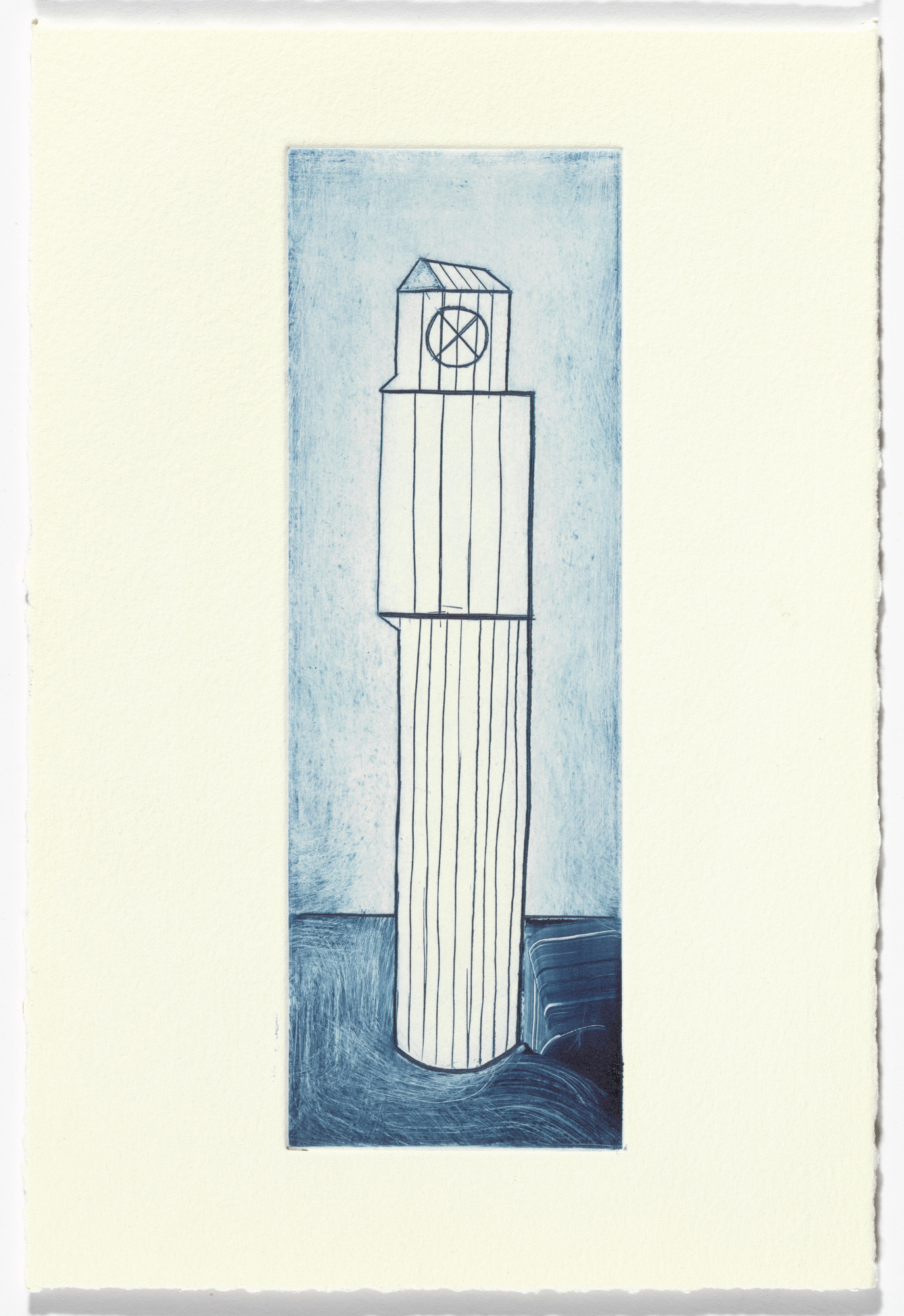 Louise Bourgeois. Plate 1 of 11, version 4 of 4, state II of III, variant, from the illustrated book, He Disappeared into Complete Silence, second edition