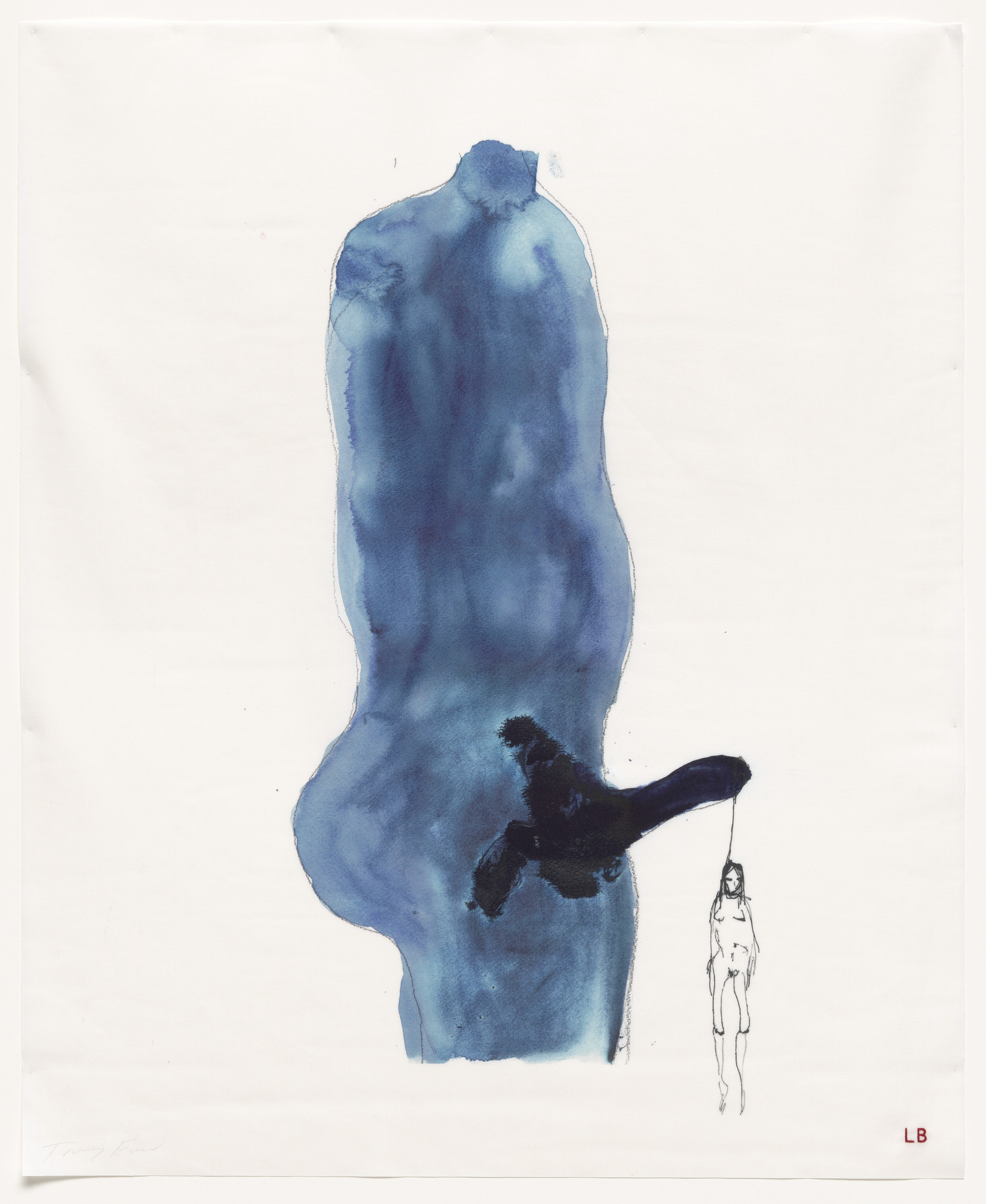 絵画 Sad Louise Bourgeois, Tracey Emin. Just Hanging, no. 11 of 16