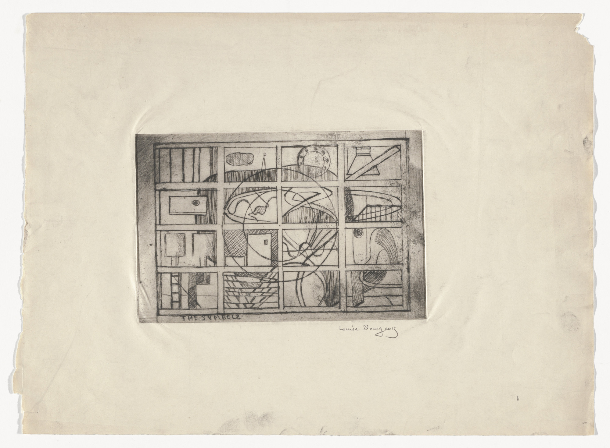 Louise Bourgeois. The Symbols, only state