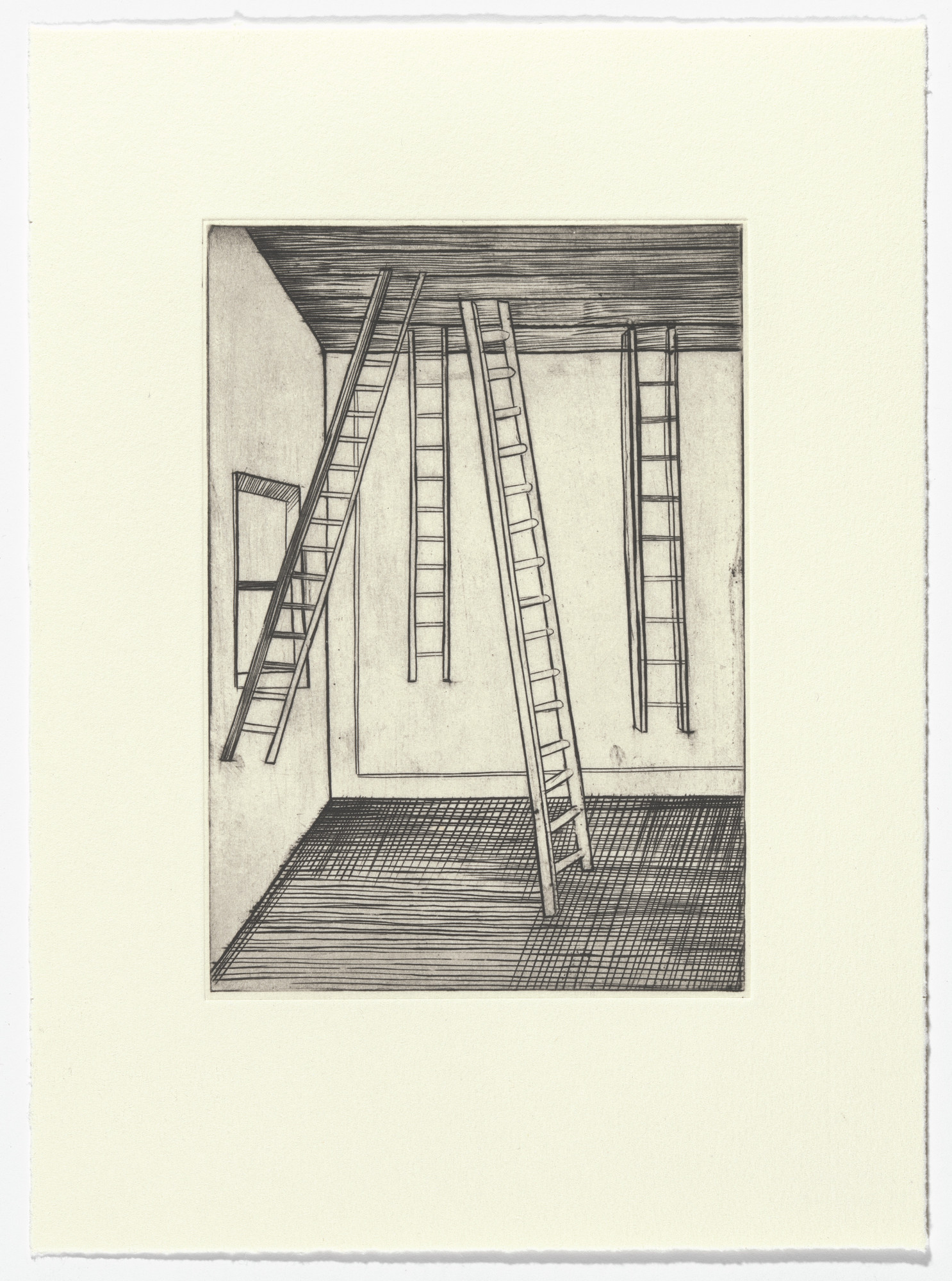 Louise Bourgeois. Plate 8 of 11, version 5 of 5, state I of III, from the illustrated book, He Disappeared into Complete Silence, second edition