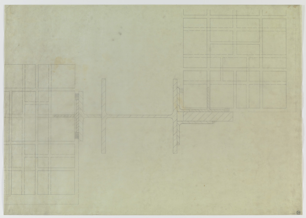 IIT Library and Administration Building, Chicago, Illinois, Structural detail