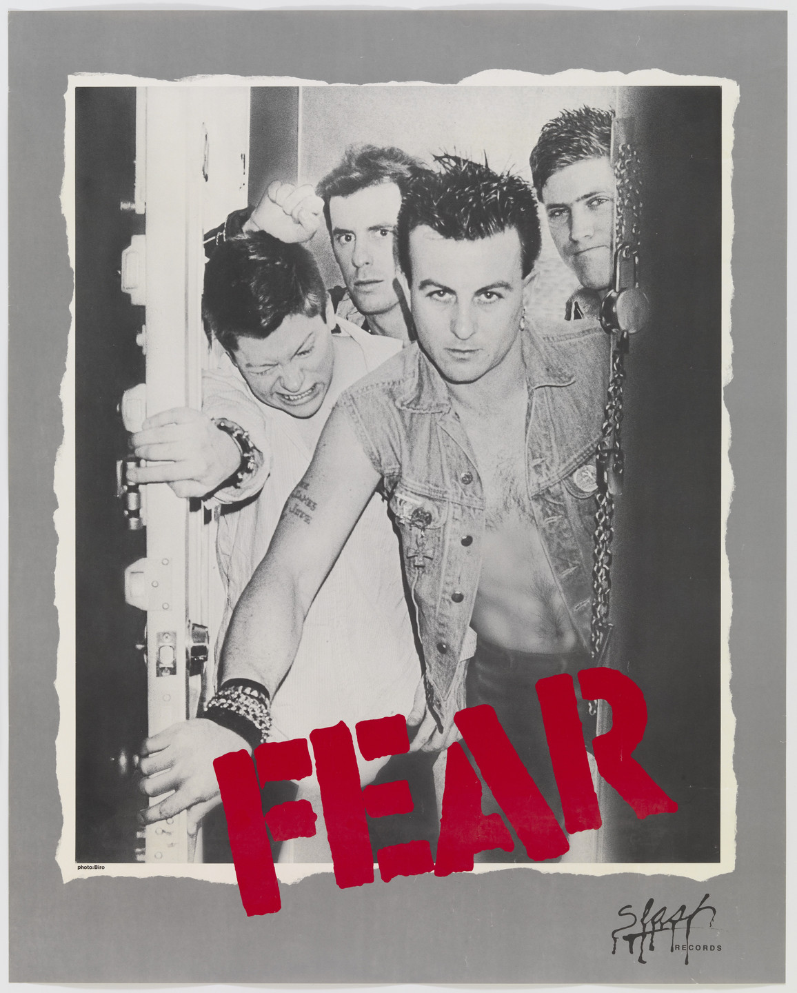 Unknown Designer. Fear, 1st LP, Slash Records. c.1977
