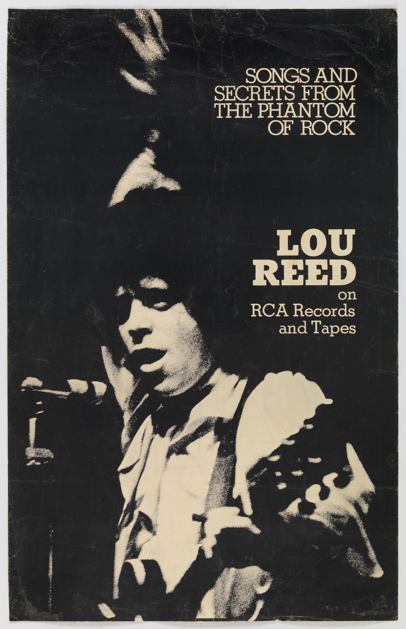 Unidentified Designer. Lou Reed, First Solo LP
