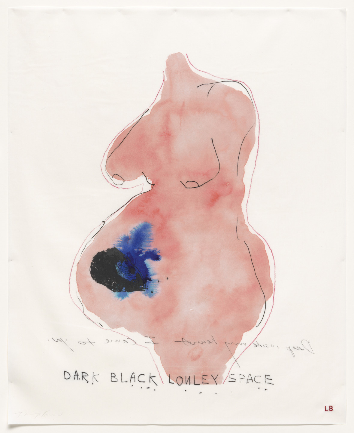 Louise Bourgeois, Tracey Emin. Deep Inside My Heart, no. 6 of 16, from the series, Do Not Abandon Me. 2009-2010