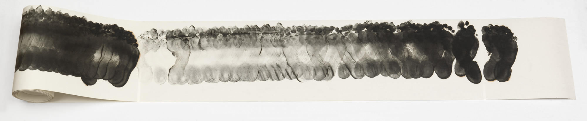 Robert Morris. Footprints from Traveling. Limit of Reach. 1976