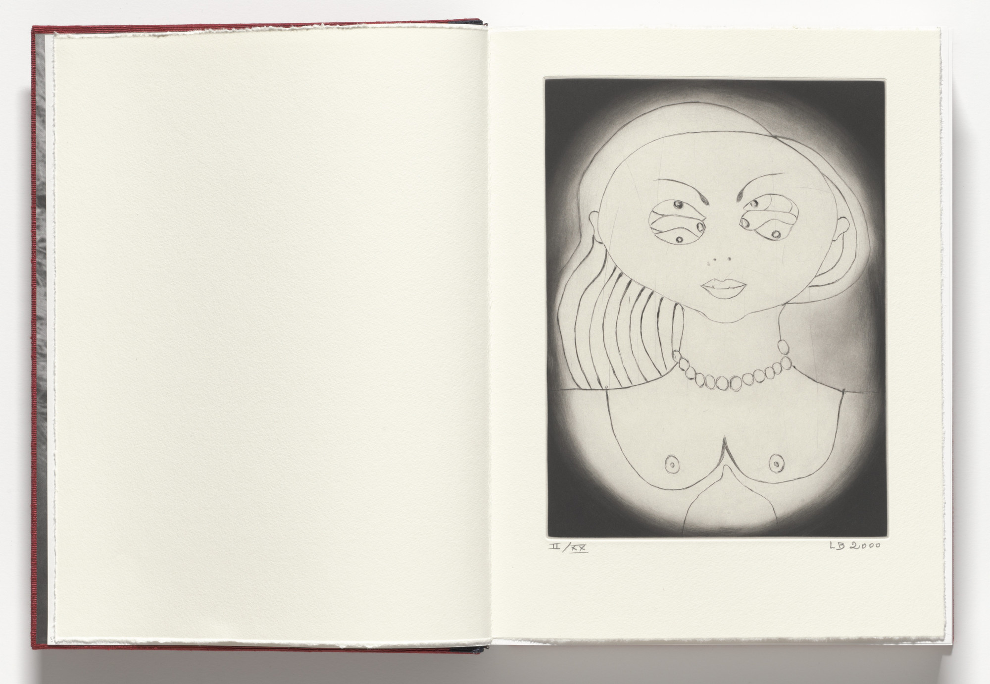 Louise Bourgeois. Insomnia , frontispiece, from the illustrated