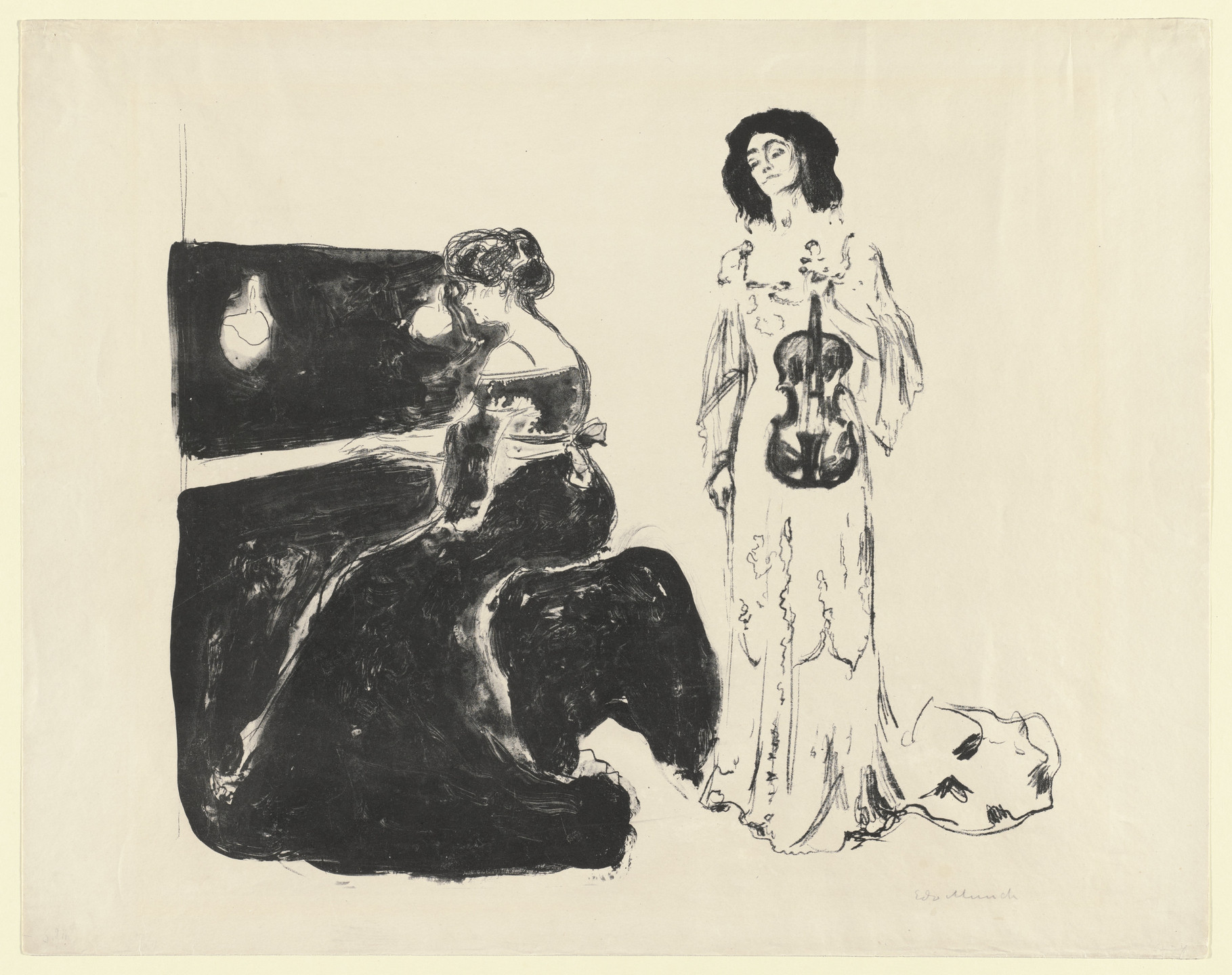 福袋 公式 Munch. Edvard Violin MoMA | 1903 (Fiolinkonserten). Concert アート・デザイン・音楽