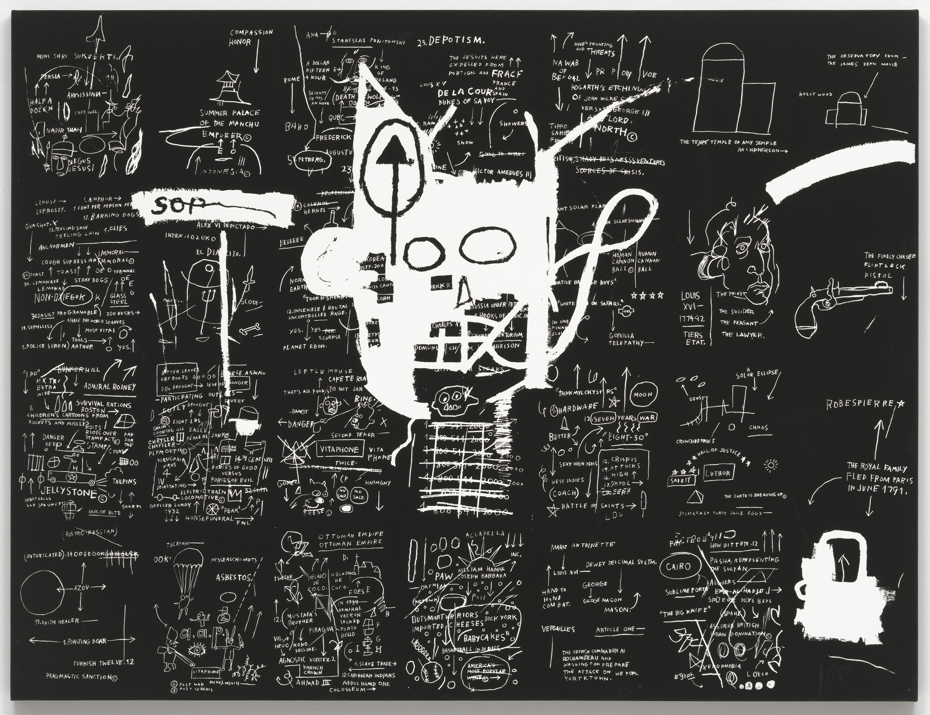 Jean-Michel Basquiat. Untitled. 1983