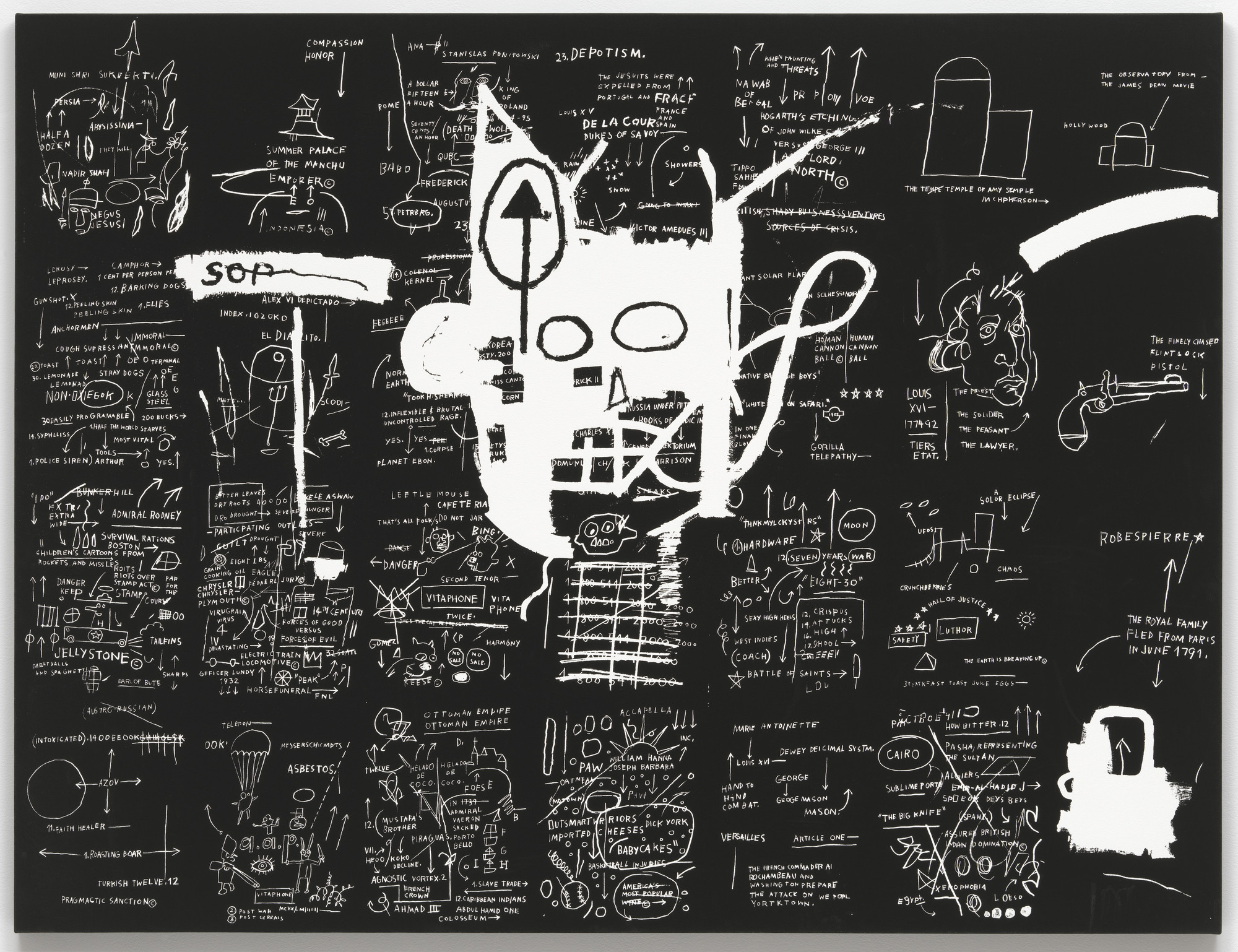 【コラボ】JEAN-MICHEL BASQUIAT × glamb MA-1 ジャン＝ミシェル・バスキア×glamb 鮮烈のアートワークを
