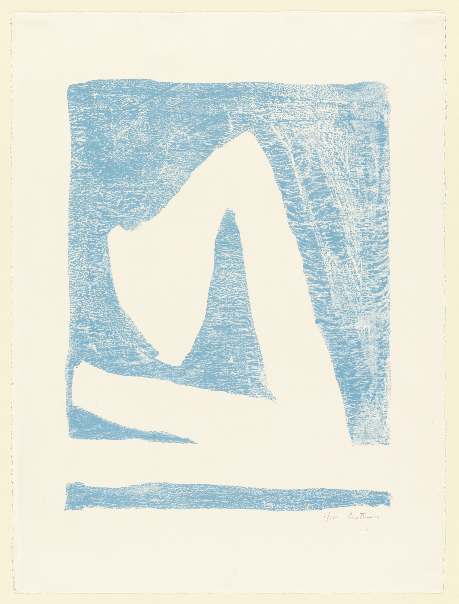 Robert Motherwell. Summertime in Italy (with Blue)