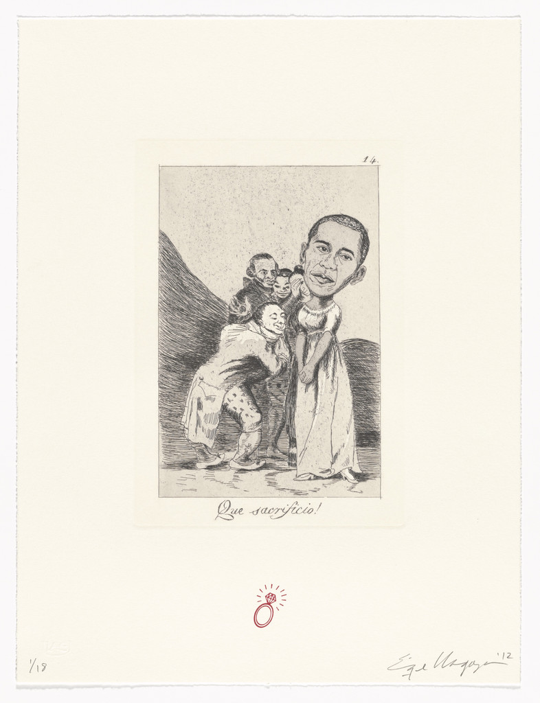 Que sacrificio!/What a sacrifice! from Recurrent Goya