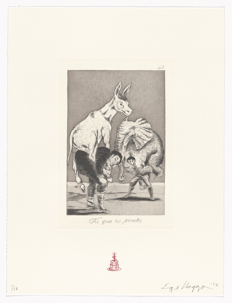 Tu que no puedes/Thou who canst not from Recurrent Goya
