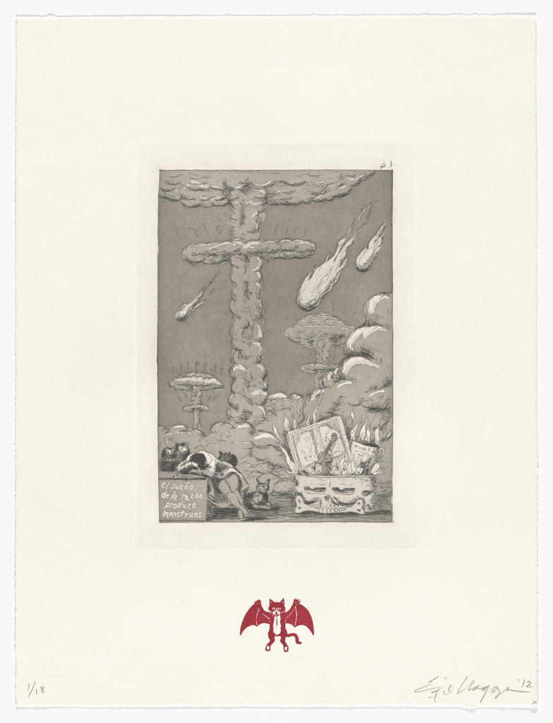 El sueño de la razón produce monstrous/The sleep of reason produces monsters from Recurrent Goya