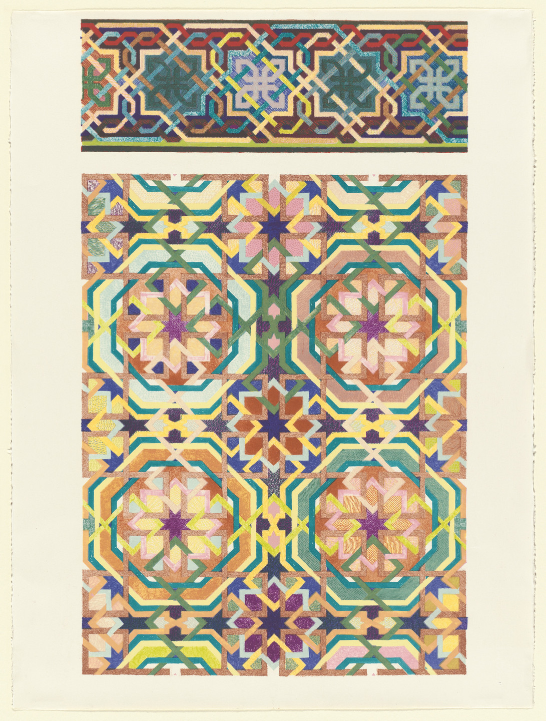 Joyce Kozloff. Pictures and Borders III. 1977