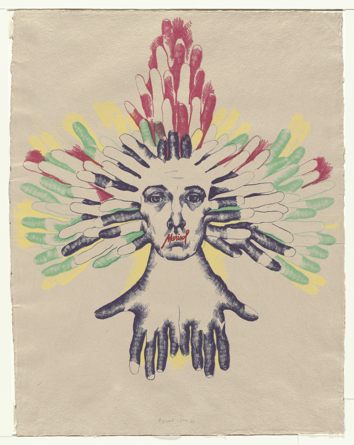 Marisol (Marisol Escobar). Cultural Head. 1973