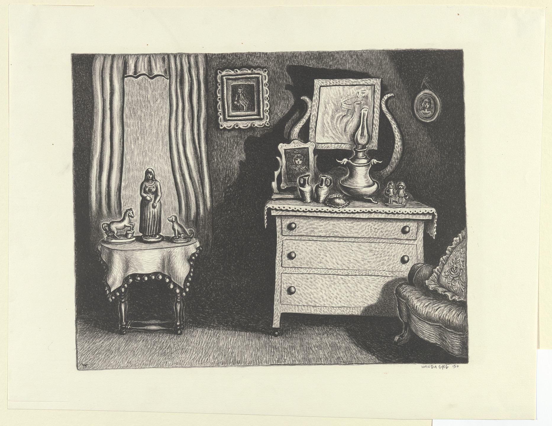 Wanda Gág. Grandma&#39;s Parlor. 1930