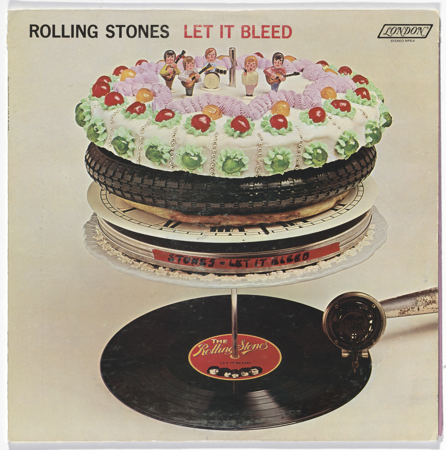 Robert Brownjohn, Delia Smith, Decca Records. Album cover for the Rolling Stones, Let It Bleed. 1969
